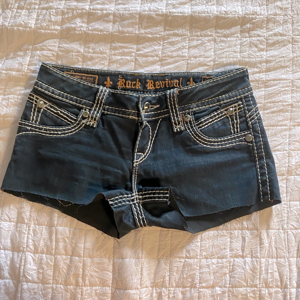 Rock revival shorts y2k